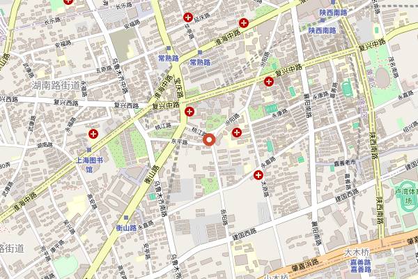 Map showing La Cabane in Shanghai