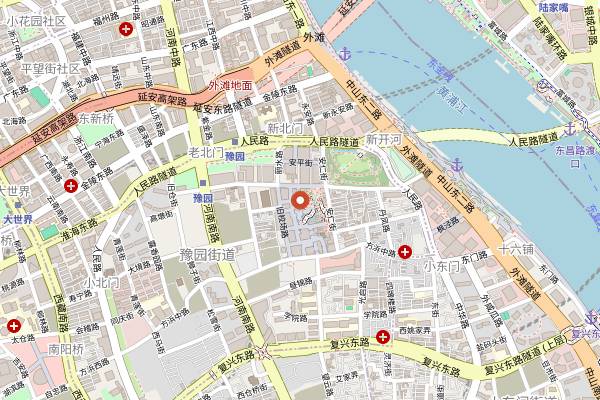 Map showing Lu Bo Lang in Shanghai