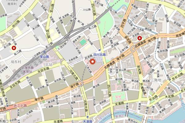 Map showing MAKAN in Shanghai