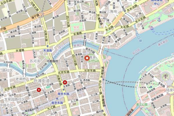 Map showing 8 1/2 Otto e Mezzo Bombana Shanghai in Shanghai