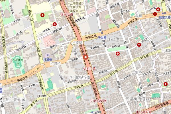 Map showing Yu Du Lao Wei in Shanghai