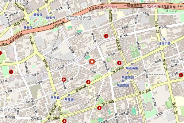 Map showing Yuan You Tao in Shanghai
