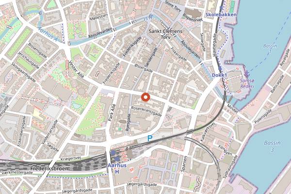 Map showing Pho C&P in Aarhus
