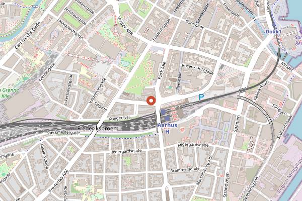 Map showing Tipsy in Aarhus