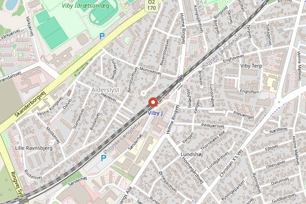Map showing ABO Coffee Roasters in Aarhus