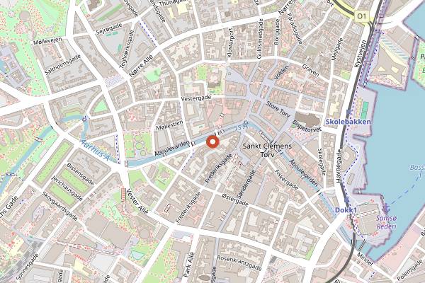 Map showing Pondus in Aarhus