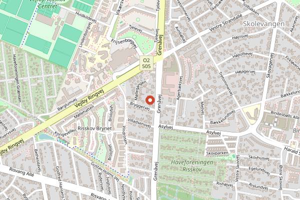 Map showing Gastromé in Aarhus