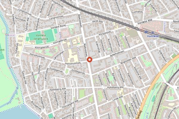 Map showing Bageriet Sløjfen in Copenhagen