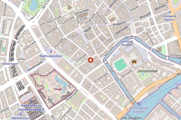 Map showing Pastry By Pagliuca in Copenhagen