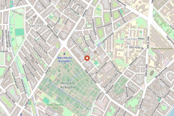 Map showing Rondo in Copenhagen
