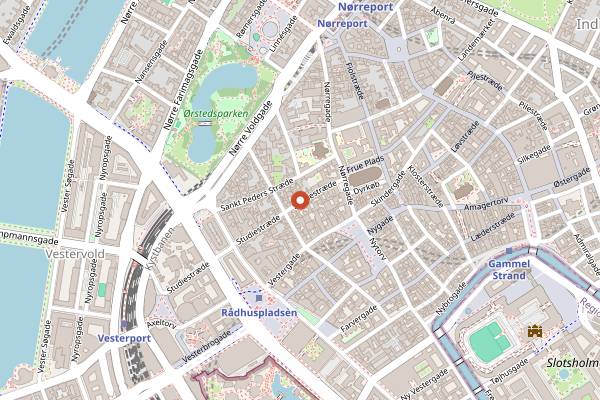 Map showing Blume in Copenhagen