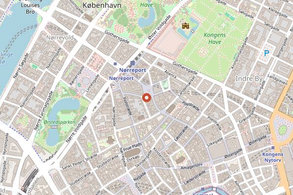 Map showing Hvide Lam in Copenhagen