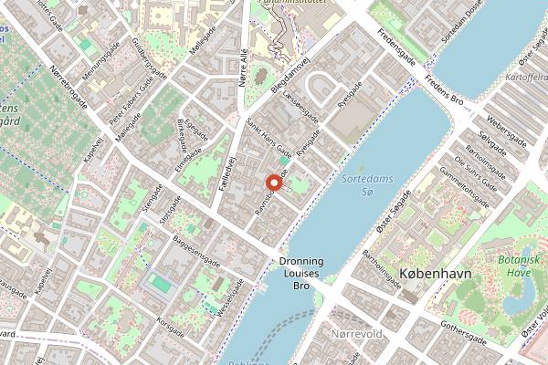 Map showing Kind Of Blue in Copenhagen