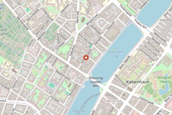 Map showing Too Old To Die Young in Copenhagen