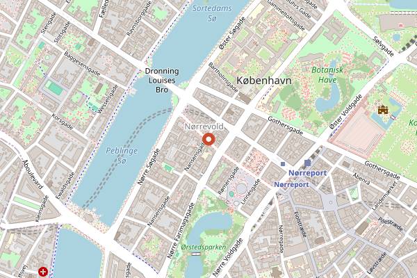 Map showing Kalaset in Copenhagen