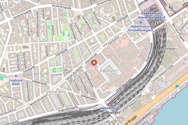 Map showing Prolog Coffee Bar in Copenhagen