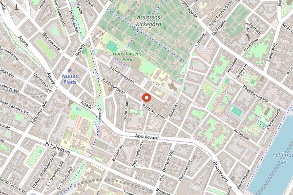 Map showing Sidecar in Copenhagen