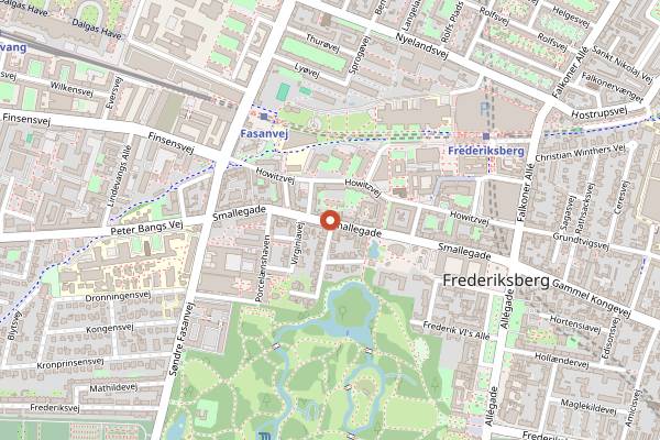 Map showing Sokkelund Cafe & Brasserie in Copenhagen