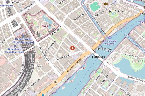 Map showing L'Enoteca di Mr. Brunello in Copenhagen