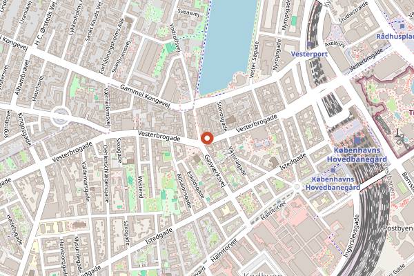 Map showing MARGO in Copenhagen