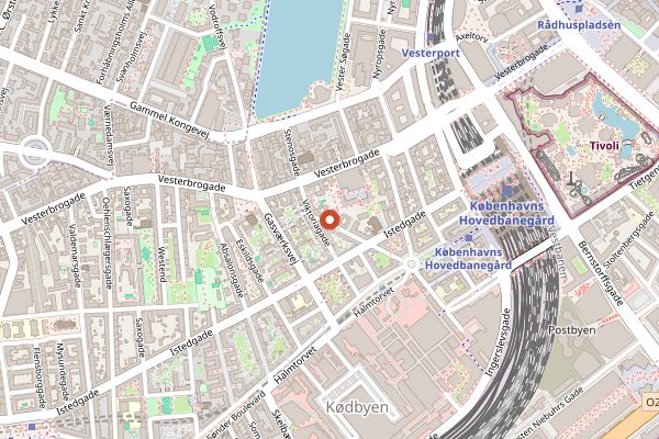 Map showing Restaurant Cofoco in Copenhagen