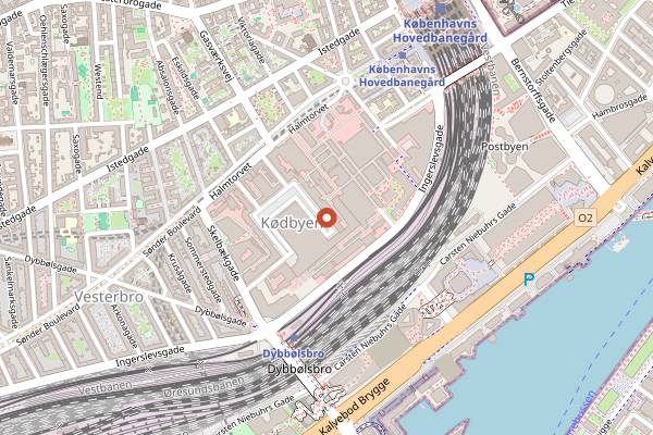 Map showing Restaurant Gorilla in Copenhagen