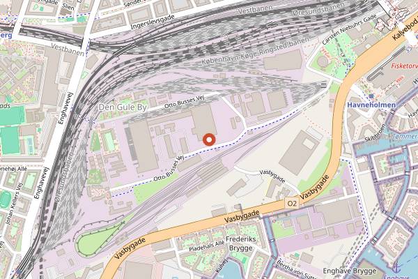 Map showing where the festival is in Copenhagen