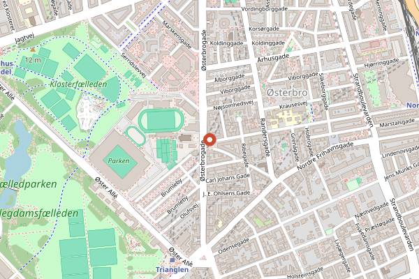 Map showing Bondens Marked i København in Copenhagen
