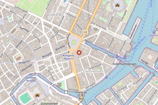 Map showing Brønnum in Copenhagen
