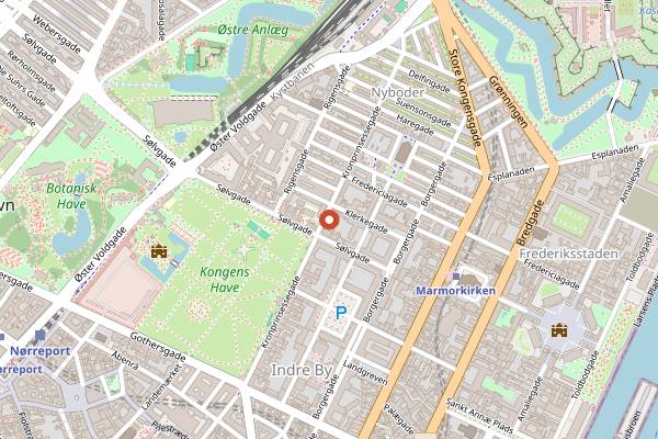 Map showing Culture Box in Copenhagen