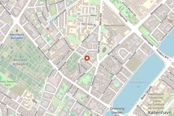 Map showing Rust in Copenhagen