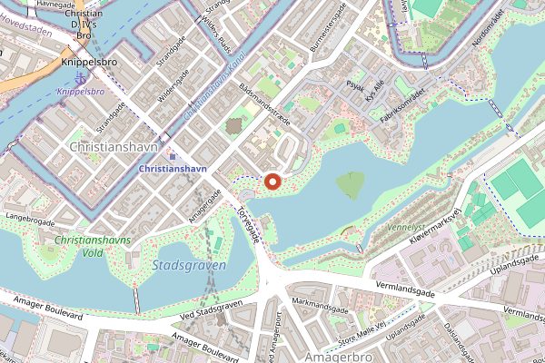 Map showing Restaurant Lola in Copenhagen