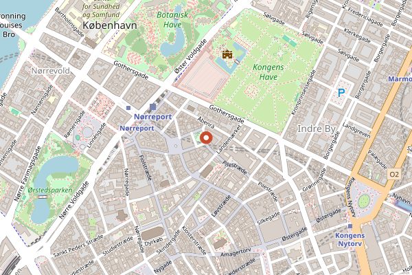 Map showing Schønnemann in Copenhagen