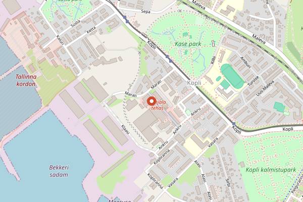 Map showing Karjase Sai in Tallinn