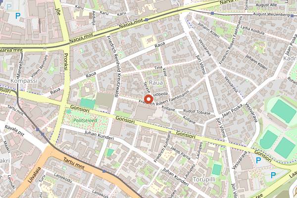 Map showing Restaurant Radio in Tallinn