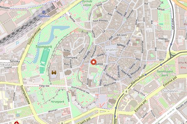 Map showing Väike Rataskaevu in Tallinn