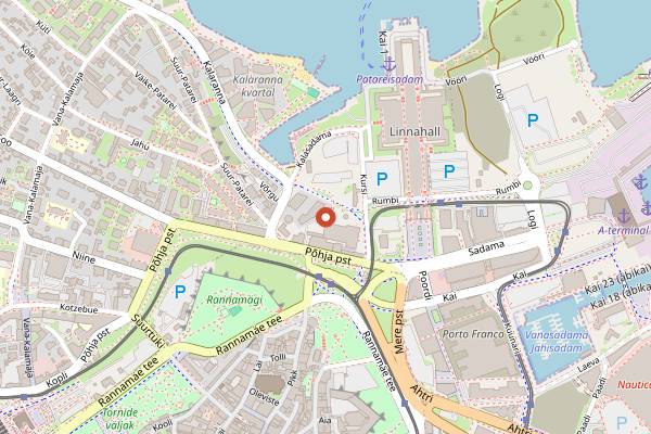 Map showing Tallinn Coffee Festival in Tallinn