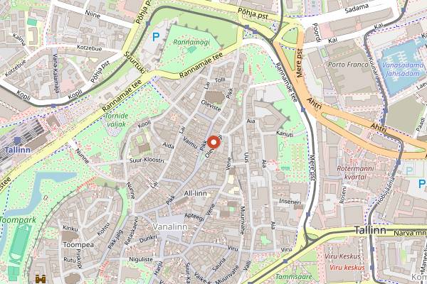 Map showing Art Priori in Tallinn