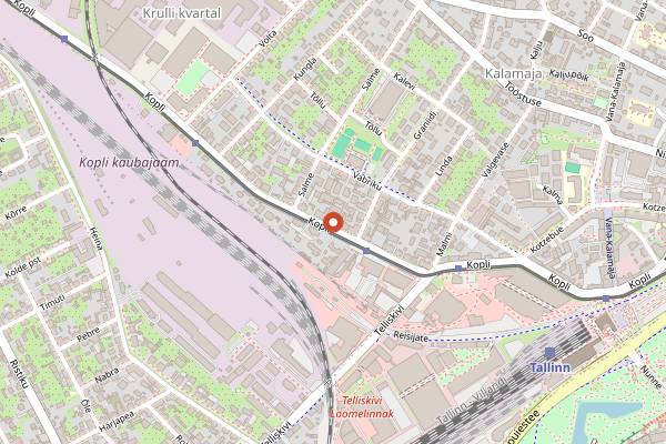 Map showing Koplikandi Hikes in Tallinn