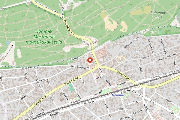 Map showing Nõmme Turg in Tallinn