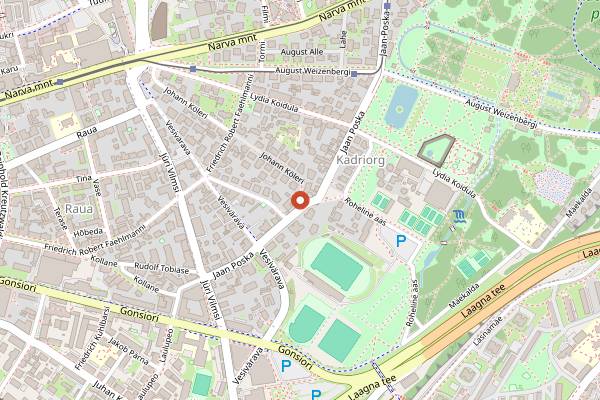 Map showing Mantel ja Korsten in Tallinn
