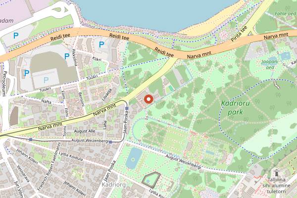 Map showing Mon Repos in Tallinn