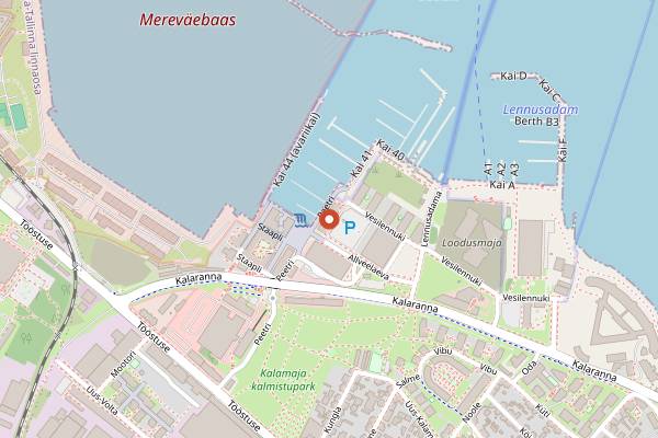 Map showing UMA in Tallinn