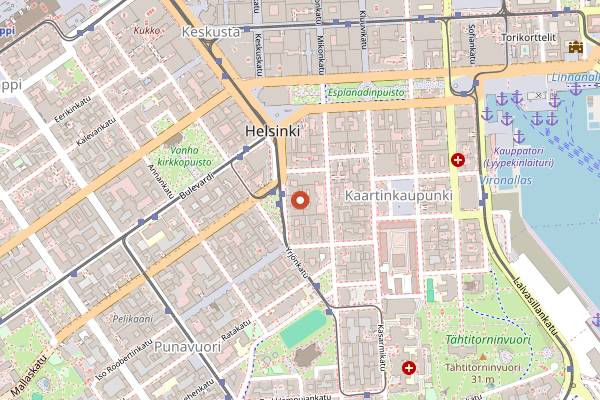 Map showing Chihuahua Julep in Helsinki