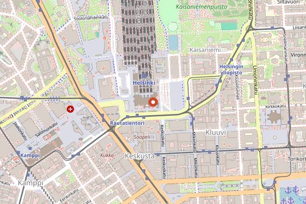 Map showing Kellotorni in Helsinki