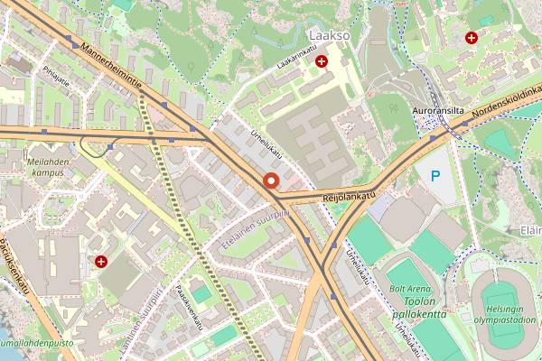 Map showing Mad Hopper Brewing Company in Helsinki