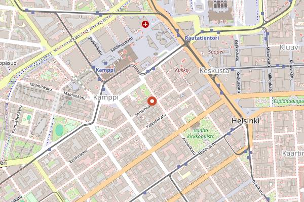 Map showing SalamaNation in Helsinki