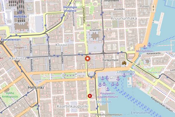 Map showing Marga in Helsinki