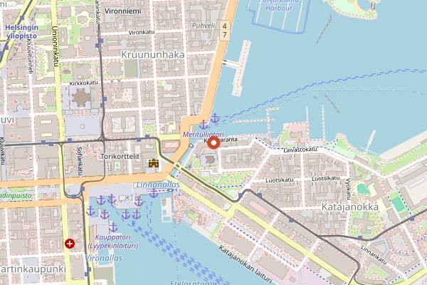 Map showing Johan & Nyström in Helsinki