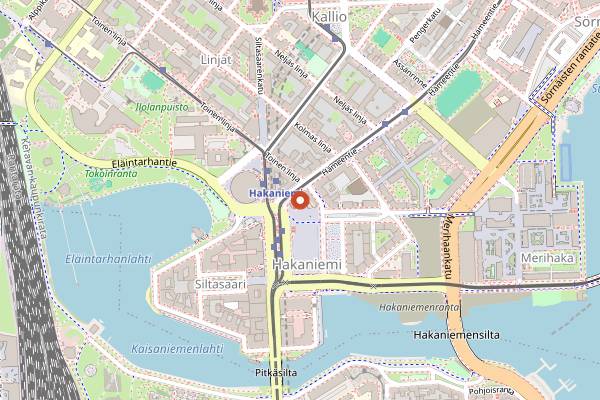 Map showing Ravintola Lohtu in Helsinki